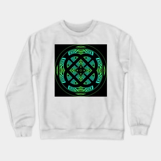 green circle and squares Crewneck Sweatshirt